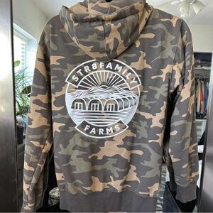 Camouflage Hoodie with STR8FAMILY Logo